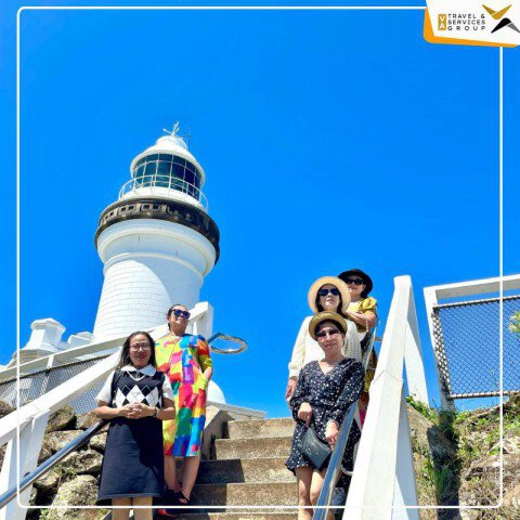 DU LỊCH ÚC: DAILY TOUR  BRISBANE - POINT DANGER – BYRON BAY