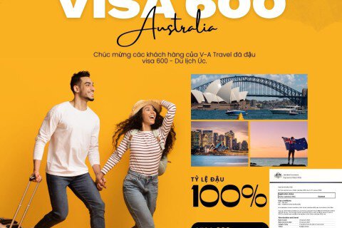 Đậu Visa 600 du lịch Úc 100% cùng V-A  Travel cho đoàn khách tại TP HCM